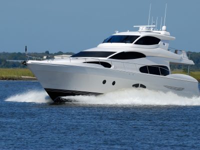 Luxury motor boat
